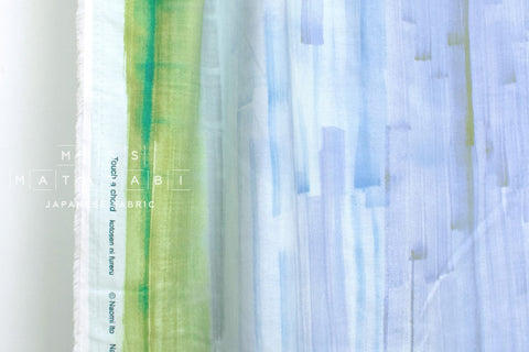 nani IRO Kokka Japanese Fabric - touch a cord kotosen ni fureru - silk cotton blend - B - 50cm