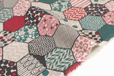 Japanese Fabric Canvas Hexies - A - 50cm