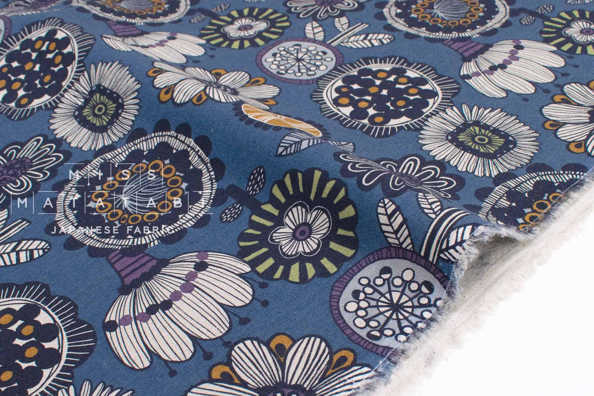 Japanese Fabric Canvas Flowers - D - 50cm