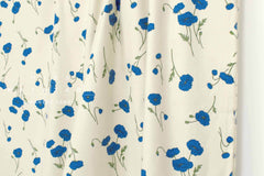 Japanese Fabric Hokkoh Poppies Brushed Cotton - A - 50cm