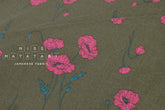 Japanese Fabric Hokkoh Poppies Brushed Cotton - C - 50cm