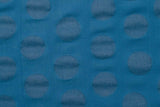 Japanese Fabric Cotton Linen Ripple Dots - blue - 50cm