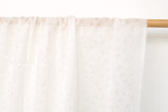 Japanese Fabric Textured Voile - Hearts - A - 50cm