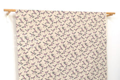 Japanese Fabric Winter Berries Linen Blend - C - 50cm