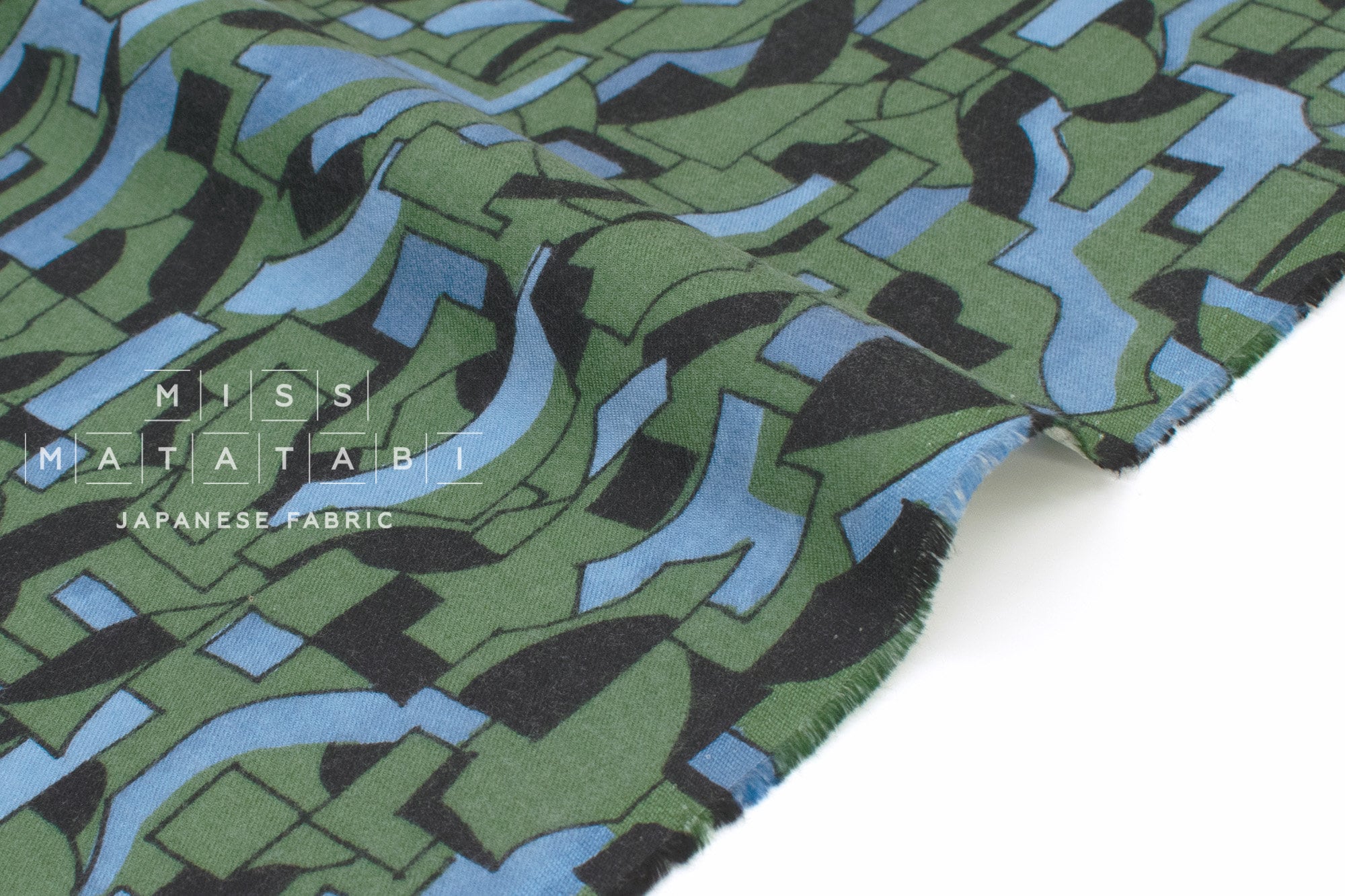 Japanese Fabric Salka Brushed Cotton - C - 50cm