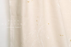 nani IRO Kokka Japanese Fabric GUNSEI linen blend - D - 50cm