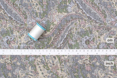 Japanese Fabric 100% Linen Paisley - D - 50cm