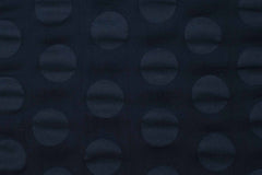 Japanese Fabric Cotton Linen Ripple Dots - navy blue - 50cm