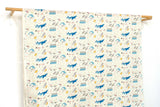Japanese Fabric Cotton Ripple Polar Cats - A - 50cm