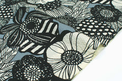 Japanese Fabric Cotton Ripple Wild Floral - D - 50cm