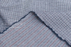 Japanese Fabric Shokunin Collection Yarn-Dyed Dobby -navy blue - 50cm