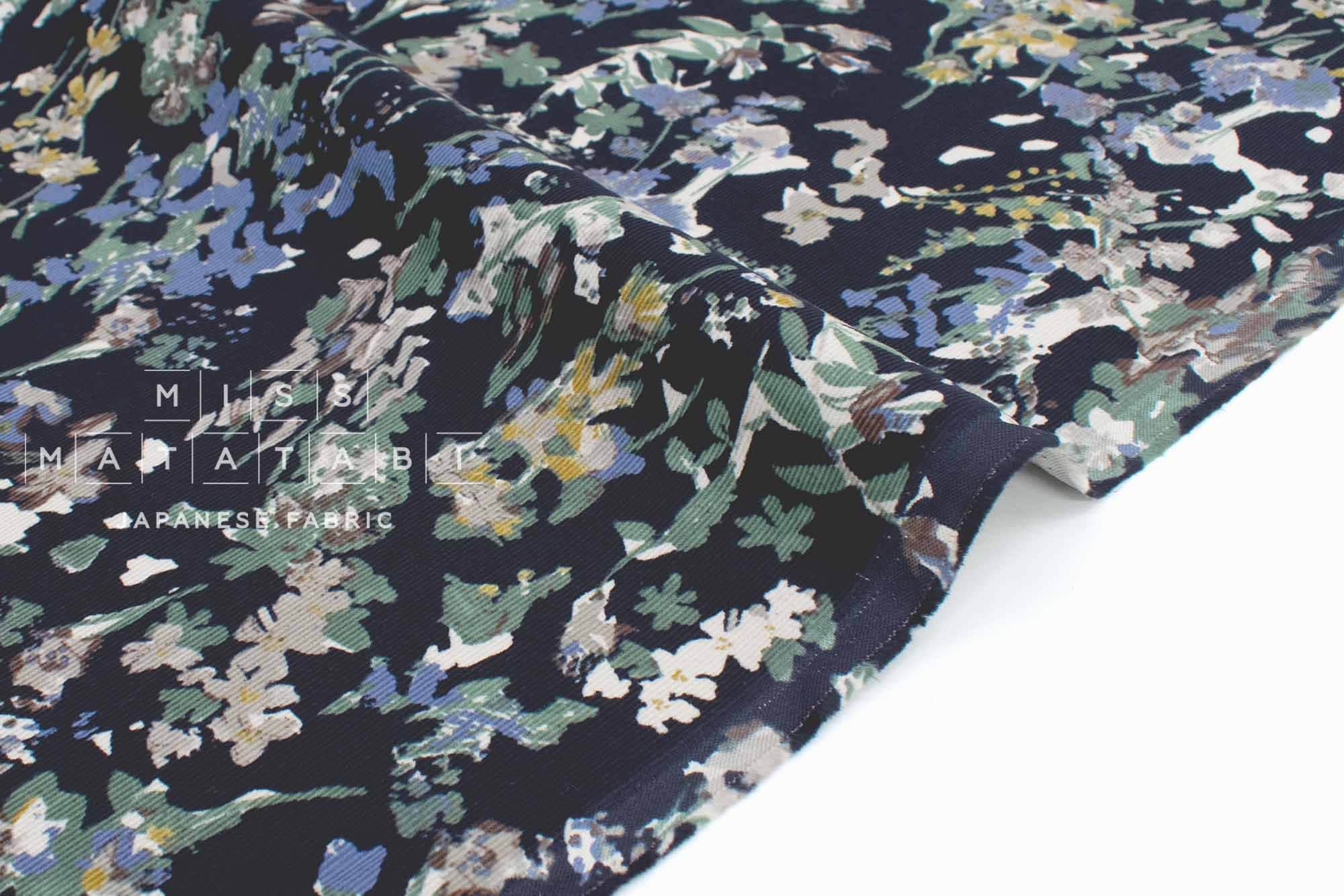 Japanese Fabric Corduroy Safira - D - 50cm