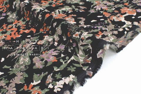 Japanese Fabric Corduroy Safira - E - 50cm