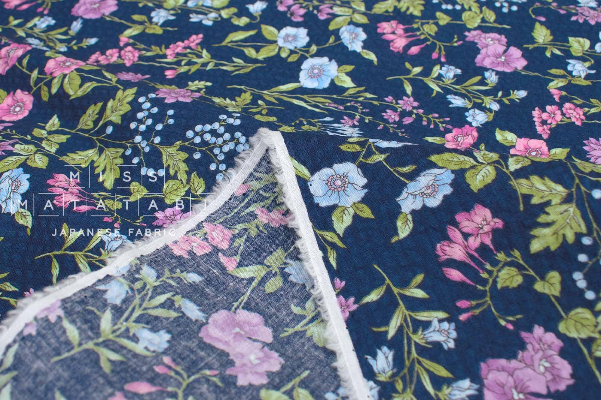 Japanese Fabric Lilias Ripple - 50cm