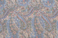 Japanese Fabric 100% Linen Paisley - B - 50cm