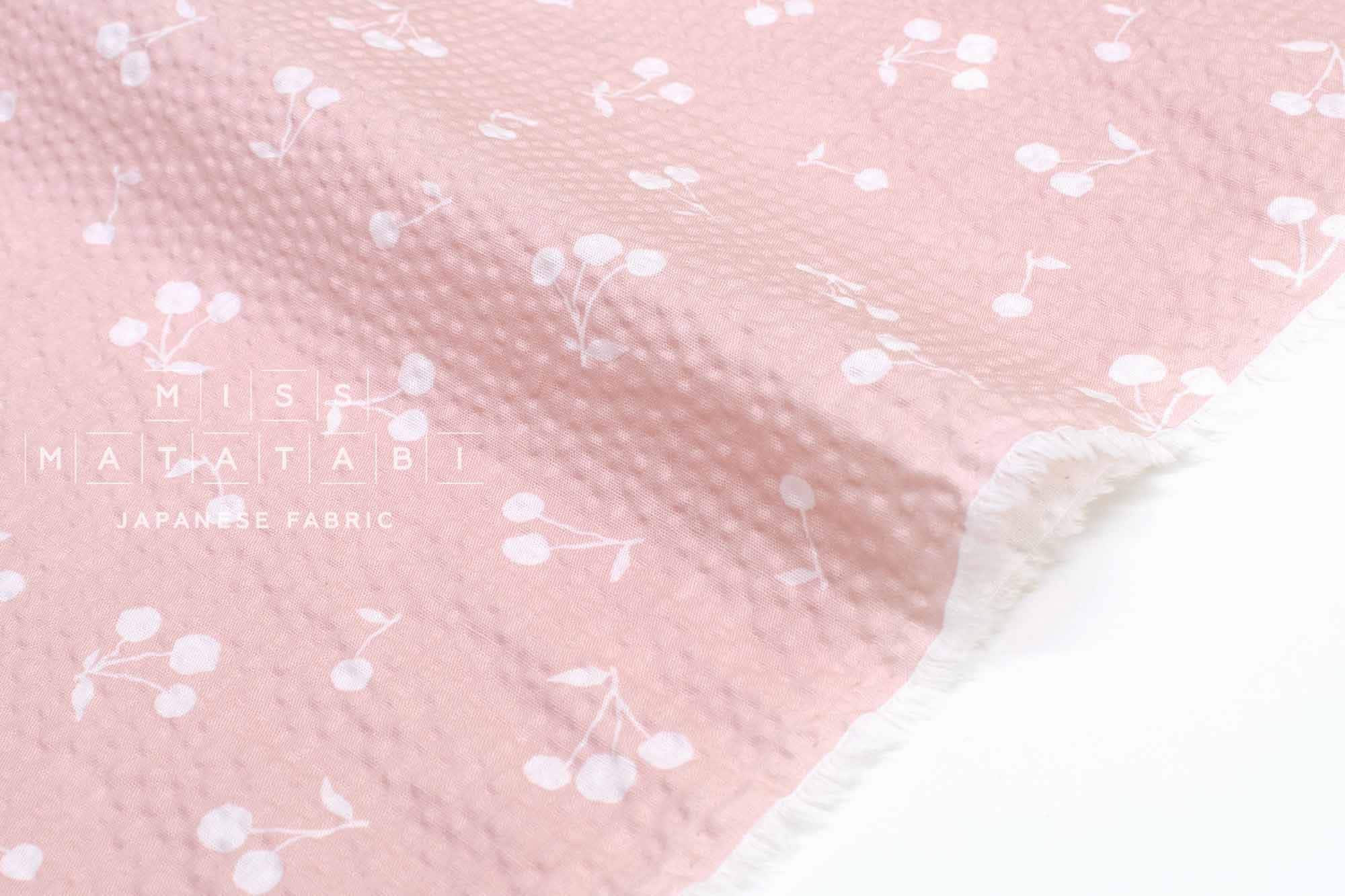 Japanese Fabric Cherries Ripple - B - 50cm