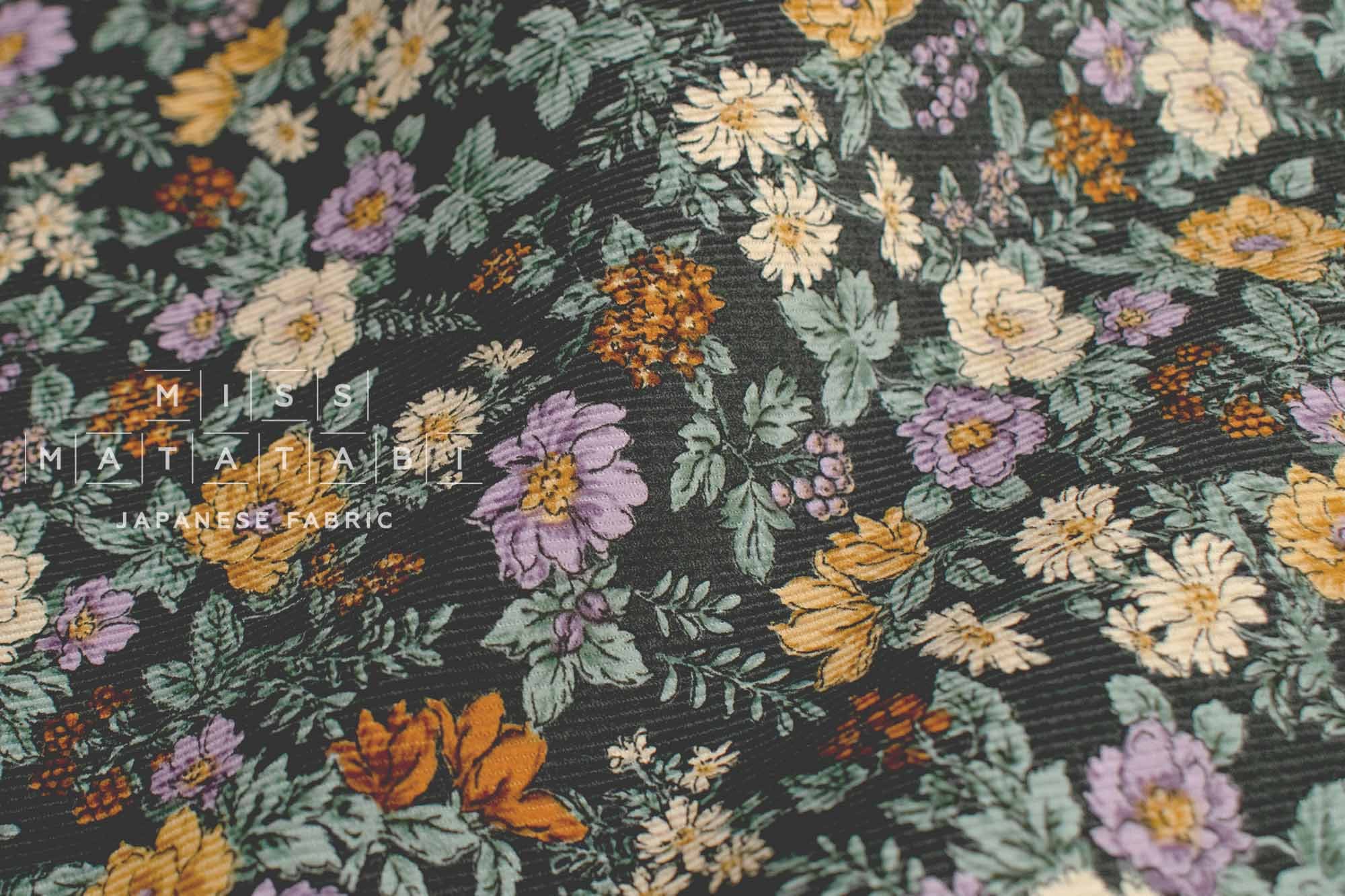 Japanese Fabric Corduroy Aubrey - D - 50cm