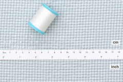 Japanese Fabric Tiny Gingham Ripple - F - 50cm