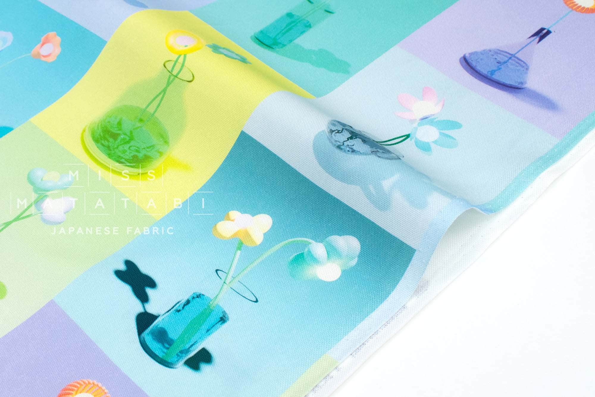 Japanese Fabric Virtual Floral - 50cm