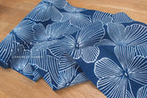Shokunin Collection Hand-printed Chusen Japanese Yukata Fabric - Cho Rurikon - 50cm