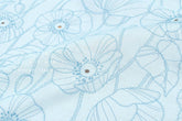 Japanese Fabric Monotone Poppies - B - 50cm