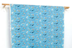 Japanese Fabric Cotton Ripple Polar Cats - B - 50cm