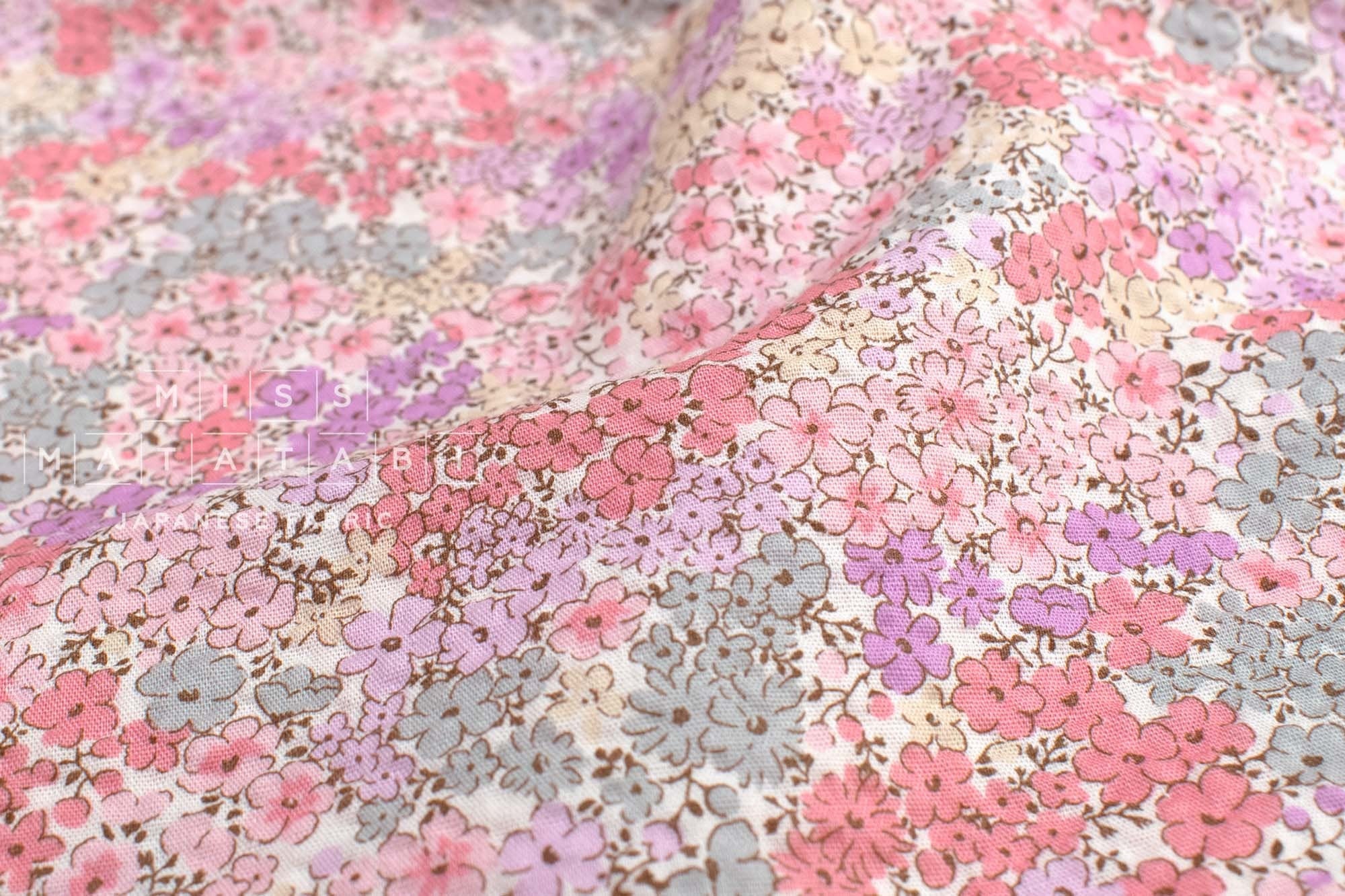 Japanese Fabric Cotton Ripple Hinano - D - 50cm