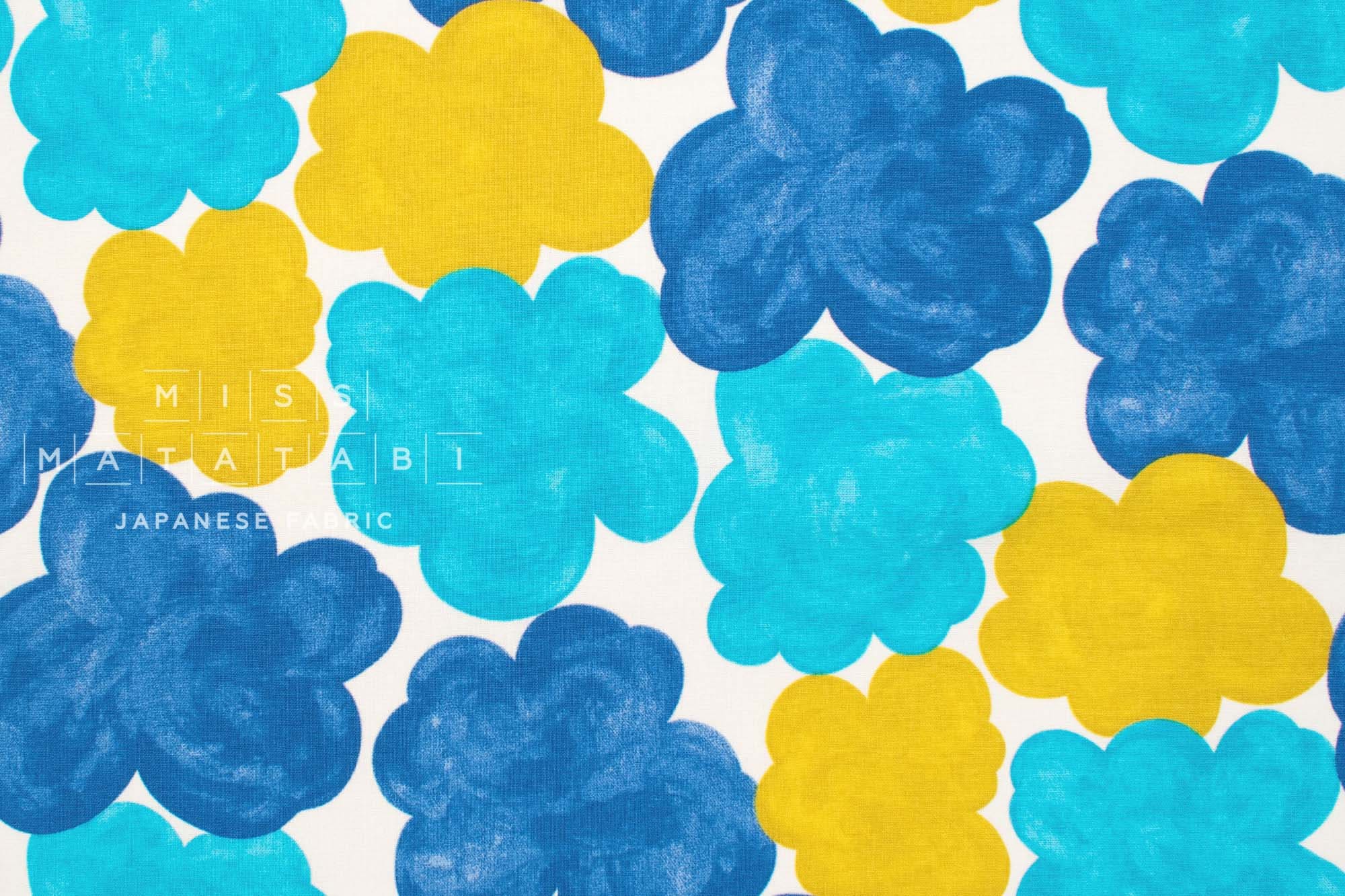 Japanese Fabric Cotton Clouds - B - 50cm