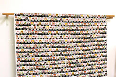 Japanese Fabric Kokka Pantry Pets - black - 50cm