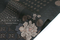 Japanese Fabric Crested Flower Pattern - A - 50cm