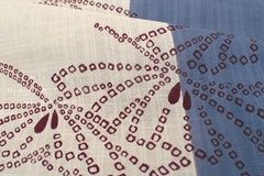 Shokunin Collection Hand-printed Chusen Japanese Yukata Fabric - Matsu no Ki - 50cm