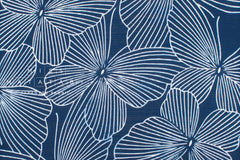 Shokunin Collection Hand-printed Chusen Japanese Yukata Fabric - Cho Rurikon - 50cm