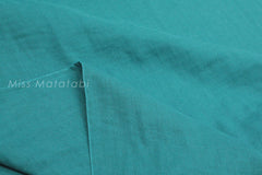 Japanese Fabric - Kobayashi solid double gauze - teal green