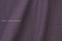 Kobayashi solid double gauze - purple