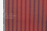 Japanese Fabric Yarn-Dyed Mikawa Momen Stripe - 8 - 50cm