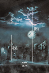 Japanese Fabric Spooky Night - panel