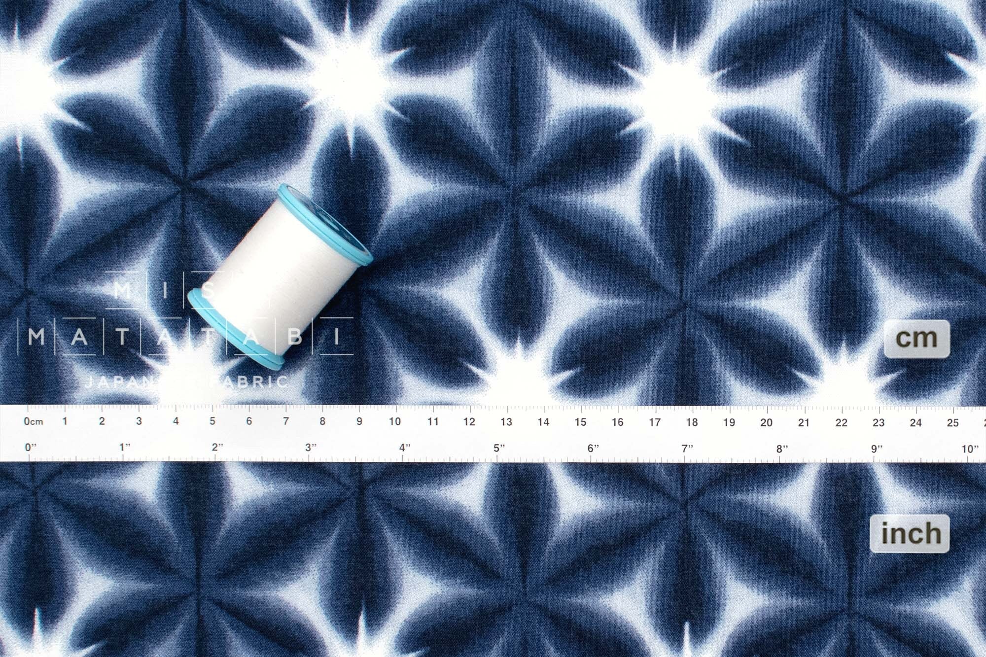 Japanese Fabric Like Shibori Print - 5A - 50cm