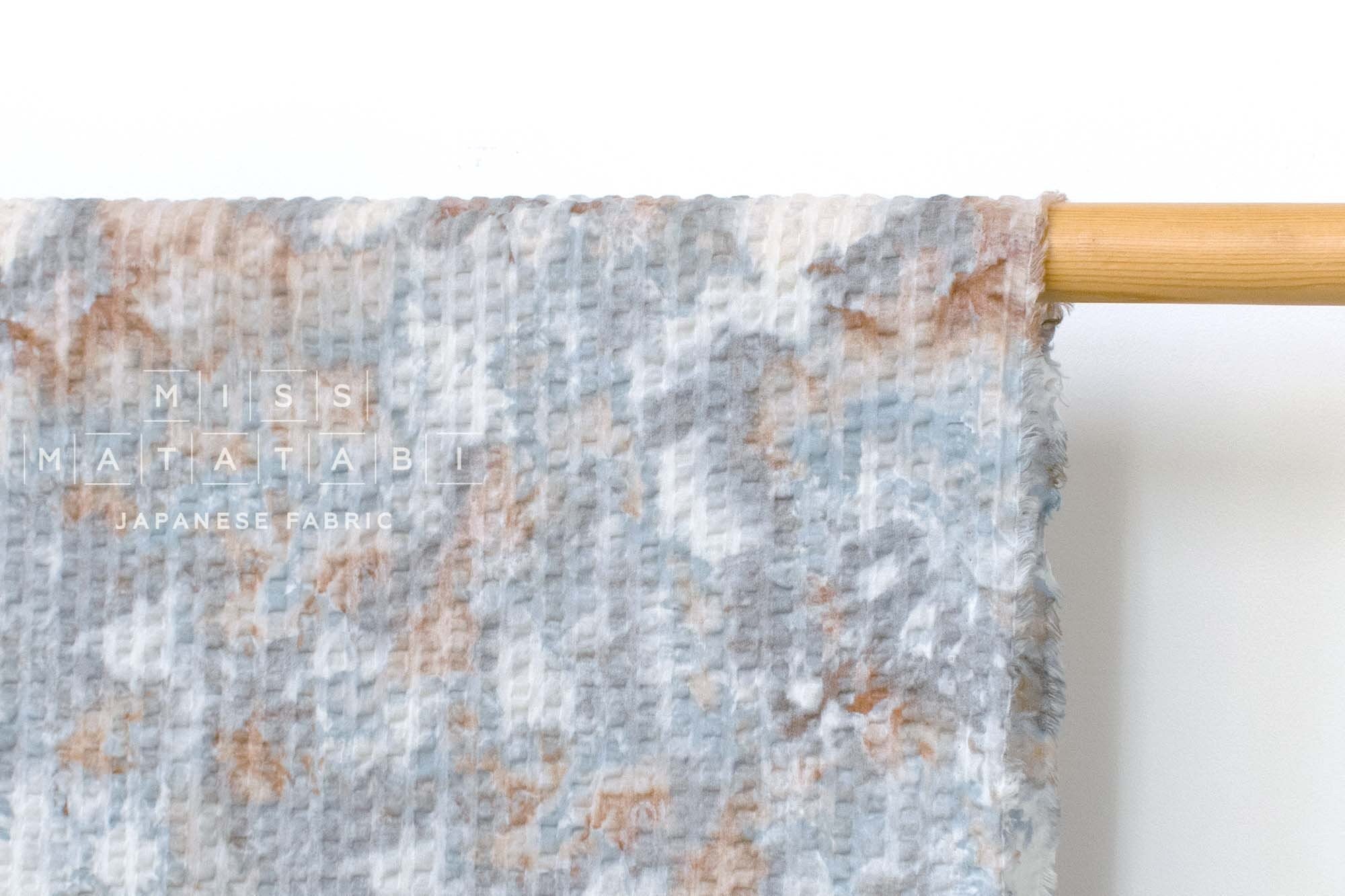 DEADSTOCK Japanese Fabric Marble Ripple - A - 50cm