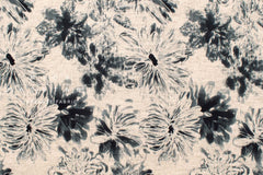 Japanese Fabric Iris - charcoal - 50cm