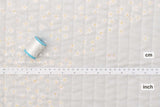 nani IRO Kokka Japanese Fabric Edelweiss Quilted Organic Double Gauze - A - 50cm