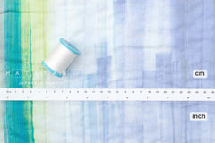 nani IRO Kokka Japanese Fabric - touch a cord kotosen ni fureru - Quilted Organic Double Gauze - B - 50cm