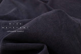 Japanese Fabric Shokunin Collection Yarn-dyed Kotohiradaki Corduroy - dark navy - 50cm