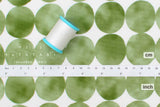 Japanese Fabric Watercolour Spots - green - 50cm