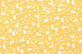 Japanese Fabric Sakura Bunnies - spring yellow - 50cm