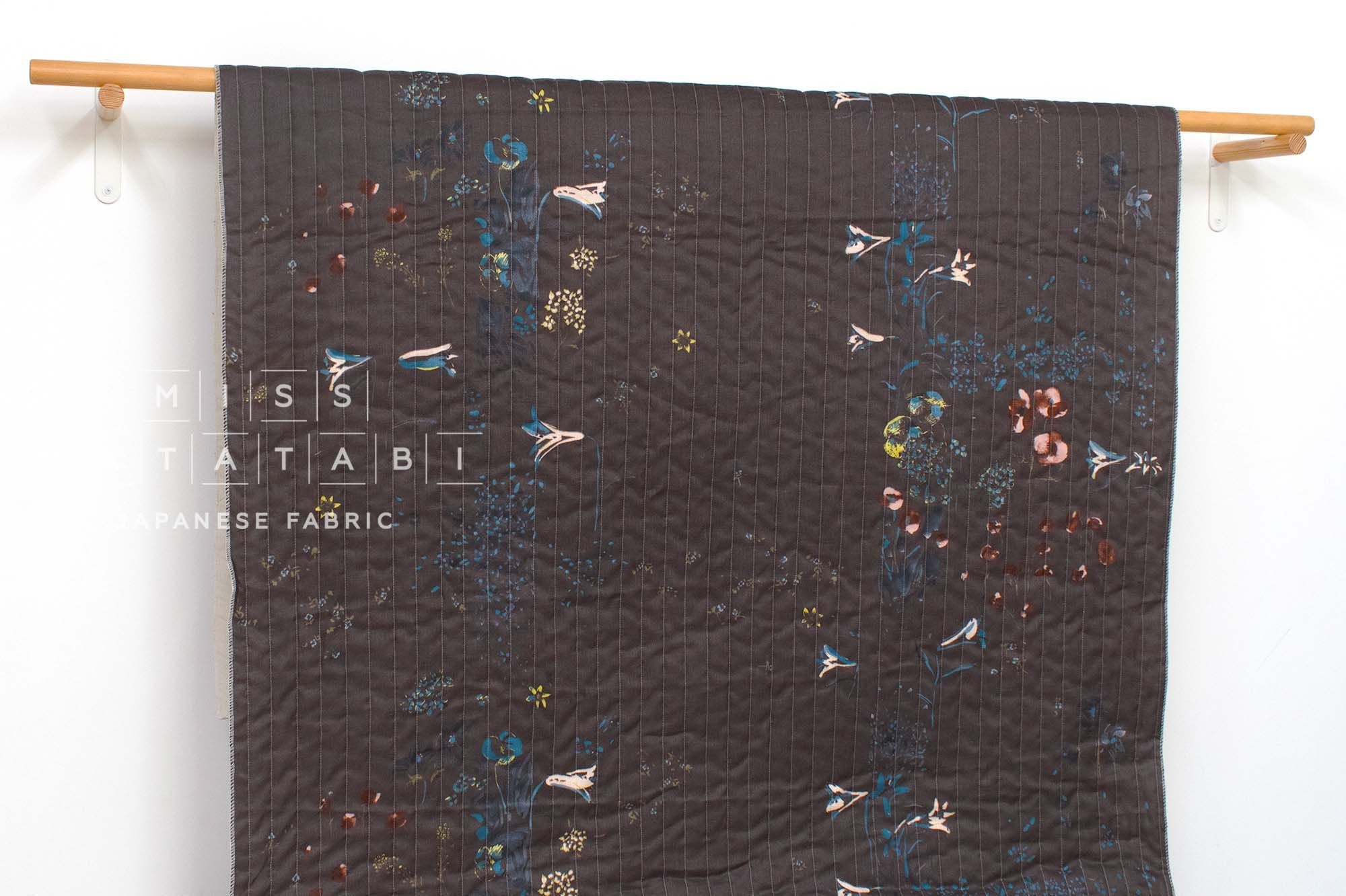 nani IRO Kokka Japanese Fabric PAL Quilted Linen - B - 50cm