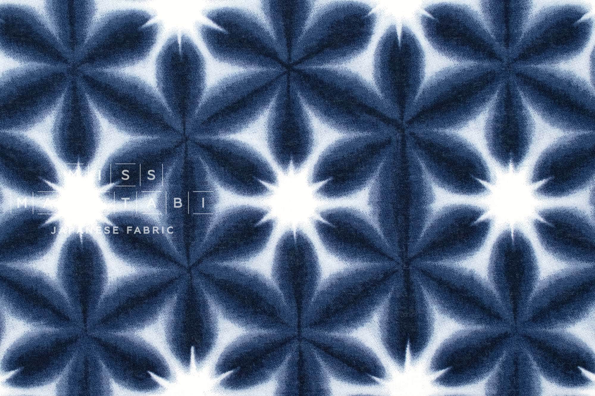 Japanese Fabric Like Shibori Print - 5A - 50cm