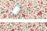Japanese Fabric Nan's Garden Linen Blend - A - 50cm