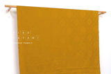 Japanese Fabric Yarn Dyed Jacquard Woven Bandana - golden - 50cm