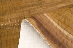 nani IRO Kokka Japanese Fabric - touch a cord kotosen ni fureru - Quilted Organic Double Gauze - D - 50cm