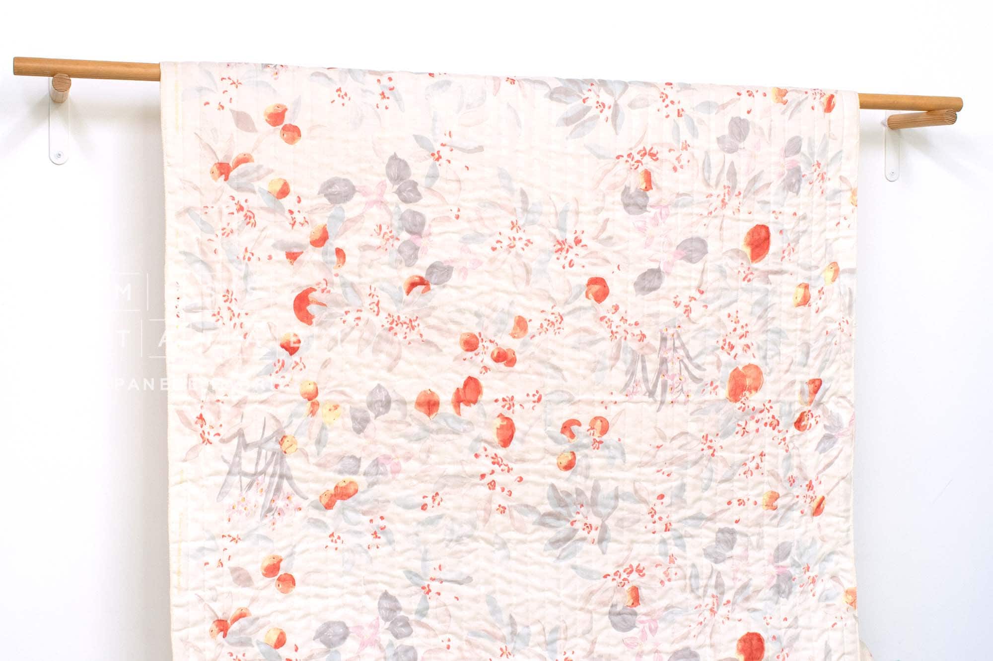 nani IRO Kokka Japanese Fabric MARGO Quilted Organic Double Gauze - D - 50cm